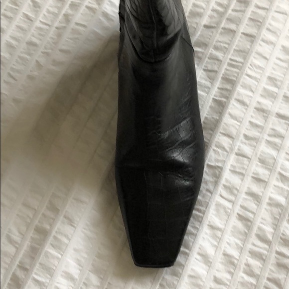 Dior knee high crocodile boots size 38 - Picture 2 of 5